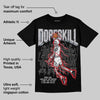 Black Metallic Reimagined 5s DopeSkill T-Shirt Thunder Dunk Graphic