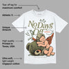 Olive Collection DopeSkill T-Shirt New No Days Off Graphic