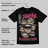 White Fluo Pink DopeSkill T-Shirt The Mouth With No Droughts Graphic