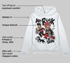 Black Toe 14s DopeSkill Hoodie Sweatshirt No Risk No Story Graphic