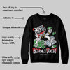 Black Metallic Reimagined 5s DopeSkill Sweatshirt Born To Be Rich Graphic