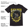 Yellow Snakeskin 11s DopeSkill T-Shirt New Black Queen Graphic