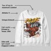 Orange Black White DopeSkill Sweatshirt MILF Graphic