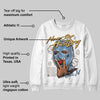 Handball Spezial Light Blue DopeSkill Sweatshirt Never Stop Hustling Graphic