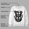 Off Noir 3s DopeSkill Sweatshirt New Double Bear Graphic