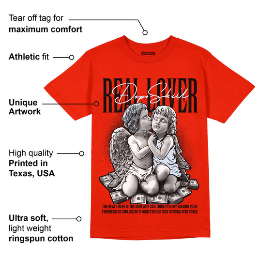 Toro Bravo 6s DopeSkill Varsity Red T-shirt Real Lover Graphic