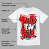 Red Cement 4S DopeSkill T-Shirt New Paid In Full Graphic