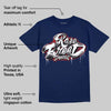 Midnight Navy 1s DopeSkill Navy T-shirt Rare Breed Type Graphic