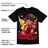 Red Thunder 4s DopeSkill T-shirt Heaven Sent Graphic