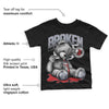 Bred Reimagined 4s DopeSkill Toddler Kids T-shirt Sick Bear Graphic