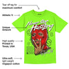 Neon Green Collection DopeSkill Neon Green T-shirt Never Stop Hustling Graphic