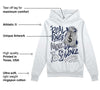 AJ Spizike White Obsidian DopeSkill Hoodie Sweatshirt Real Ones Move In Silence Graphic