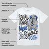 Awake NY x Racer Blue 5s DopeSkill T-Shirt Real Ones Move In Silence Graphic