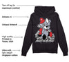 Bred Reimagined 4s DopeSkill Hoodie Sweatshirt MOMM Bear Graphic