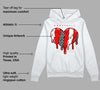 Cherry 12s DopeSkill Hoodie Sweatshirt Slime Drip Heart Graphic