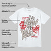 Samba OG White Better Scarlet DopeSkill T-Shirt No Money No Love Typo Graphic