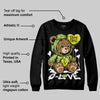 Bright Cactus 13s DopeSkill Sweatshirt Broken Bear Graphic