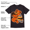 Brilliant Orange 12s DopeSkill T-Shirt Bear Steals Sneaker Graphic