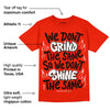 Red Foam Runner DopeSkill Vermillion Red T-shirt Grind Shine Graphic