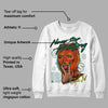 Dunk Team Dark Green Orange DopeSkill Sweatshirt Never Stop Hustling Graphic