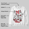 Fire Red “Black Tongue” 5s DopeSkill Sweatshirt Real Y2K Players Graphic