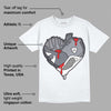 Stealth 14s DopeSkill T-Shirt Heart Jordan 14 Graphic