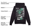 Green Glow 3s DopeSkill Hoodie Sweatshirt Side Hustle Graphic