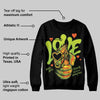 Neon Green Collection DopeSkill Sweatshirt Love Shot Graphic