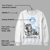 Powder Blue 9s DopeSkill Sweatshirt Show Me The Money Graphic