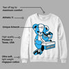 University Blue Toe 1s DopeSkill Sweatshirt Sneakerhead BEAR Graphic