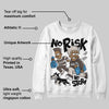 Samba OG White Black Clear Granite 1s DopeSkill Sweatshirt No Risk No Story Graphic