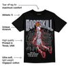 Bred Reimagined 4s DopeSkill T-Shirt Thunder Dunk Graphic