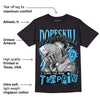 University Blue 13s DopeSkill T-Shirt Sorry I've Been Trappin Graphic
