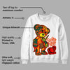 Dunk Low Team Dark Green Orange DopeSkill Sweatshirt Broken Heart Graphic