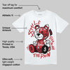 Fire Red “Black Tongue” 5s DopeSkill T-Shirt Smile Through The Pain Graphic