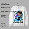 University Blue Toe 1s DopeSkill Sweatshirt Heaven Sent Graphic