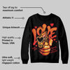 Red Collection DopeSkill Sweatshirt Love Shot Graphic