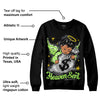 Green Bean 5s DopeSkill Sweatshirt Heaven Sent Graphic