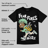 Kayano 12.1 White/Menthol DopeSkill T-Shirt Fear Fuels The Hustle Graphic