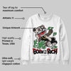 Samba OG White Black Clear Granite DopeSkill Sweatshirt Born To Be Rich Graphic