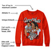 Toro Bravo 6s DopeSkill Varsity Red Sweatshirt Queen Of Hustle Graphic