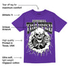 AJ 13 Court Purple DopeSkill Purple T-shirt Trapped Halloween Graphic