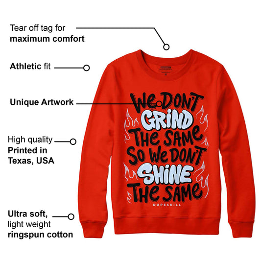 Toro Bravo 6s DopeSkill Varsity Red Sweatshirt Grind Shine Graphic