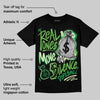 Jumpman Jack “Green Spark” DopeSkill T-Shirt Real Ones Move In Silence Graphic