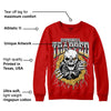 Red Collection DopeSkill Red Sweatshirt Trapped Halloween Graphic