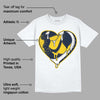 Michigan Dunks DopeSkill T-Shirt Heart Jordan 1 Graphic