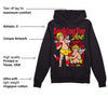 Red Thunder 4s DopeSkill Hoodie Sweatshirt Looking For Love Graphic