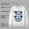 Powder Blue 9s DopeSkill Sweatshirt New Double Bear Graphic