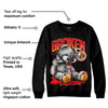 Red Collection DopeSkill Sweatshirt Sick Bear Graphic