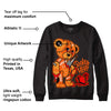 Brilliant Orange 12s DopeSkill Sweatshirt Broken Heart Graphic